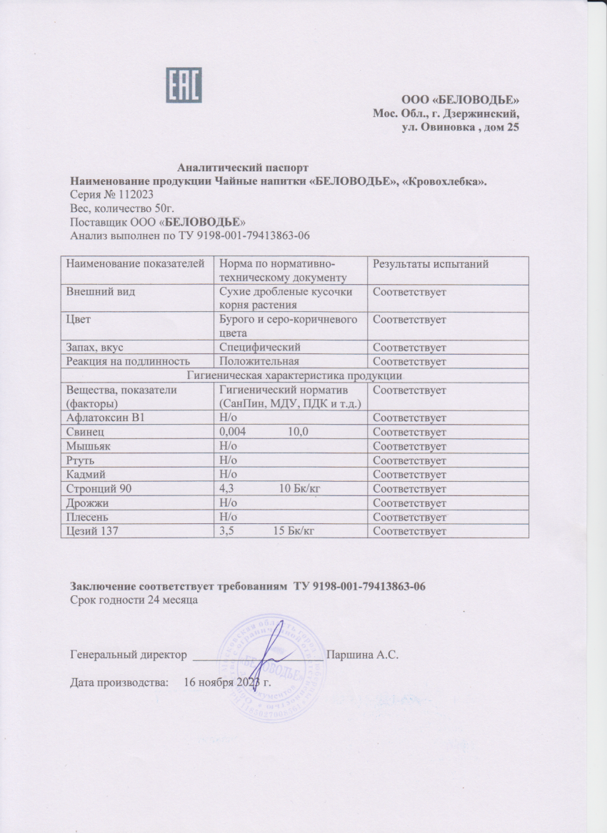 Паспорт №112023